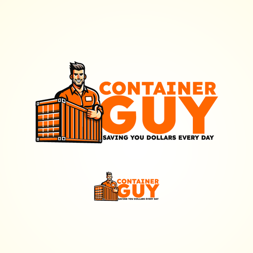 Container Guy - logo for new Australian ecommerce brand Design by Graphix Surfer