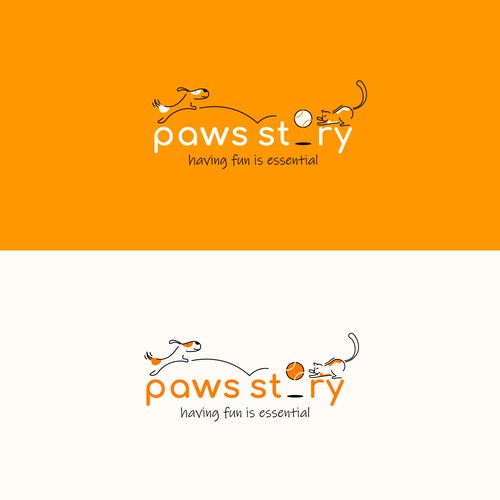 Design a fun logo for brand new pet toy company! Design by Julia Belizka