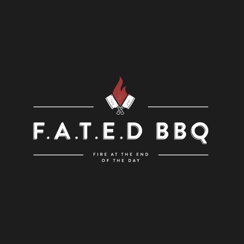 F.A.T.E.D. BBQ! Competition BBQ Team Logo NEEDED https://www.instagram.com/fated_bbq/ Design by alvinl92