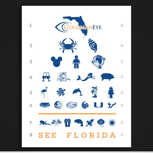Eye Doctor Needs Creative "Eye Chart" Design by HF Tushar