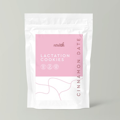 Design feminine, elegant, clean labels for Lactation Products Design by PolinaShee