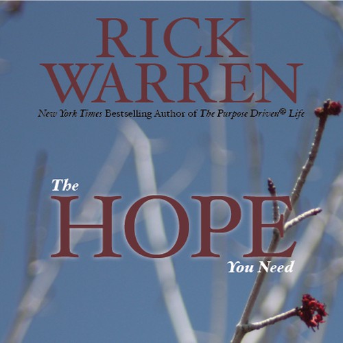 Design Rick Warren's New Book Cover Diseño de trames