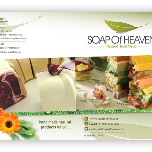 soap of heaven need your creativity to make brochure Design by bmp design