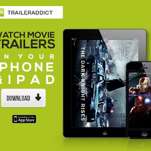 Help TrailerAddict.Com with a new banner ad Design por Raptor Design