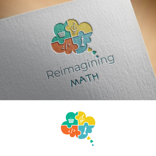 Reimagining Math Logo Design Design by Catarina Terra