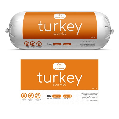 Premium Fresh Dog Food-ontwerp door Hiraa!