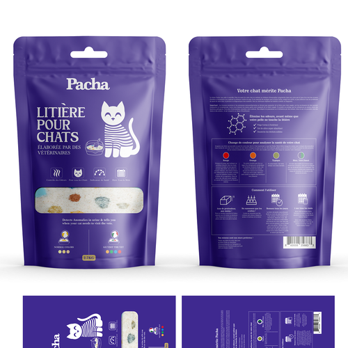 Cat Litter startup Minimalistic packaging - Contest Design by SONUPARMAR