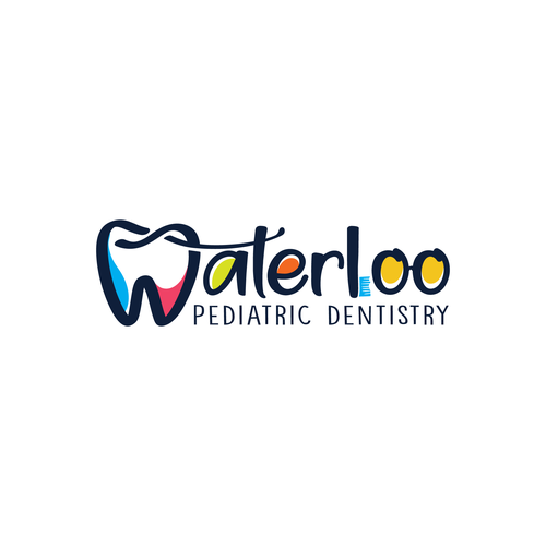 Branding and Logo for Waterloo Pediatric Dentistry Design by ArwenQ