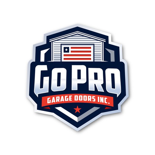 Go Pro Garage Doors Inc Reband Design by Fortunic™