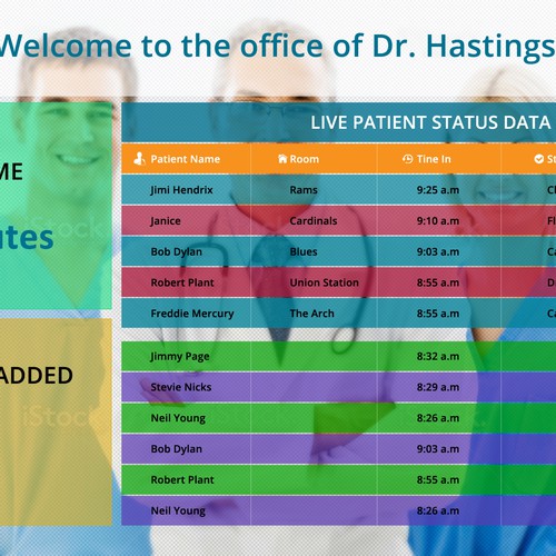 Designing a Digital Sign Template for Esse Health's new Digital Signage Project Design by Ananya Roy