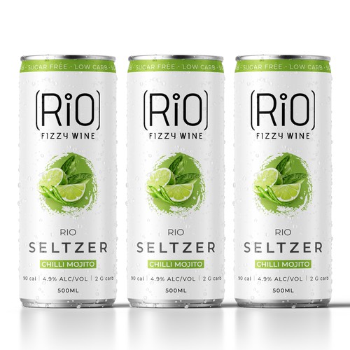 Wine Seltzer in Can design required! Design by UnderTheSea™