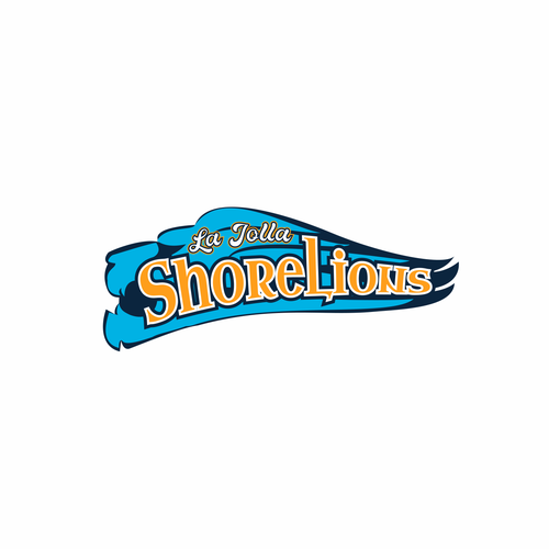 Wordmark/Logotype for La Jolla Shore Lions Design by AnaGocheva