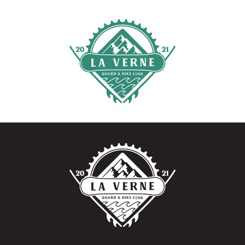 Mountain bike, ski/snowboard, and surf club for active families Design by Sendisign