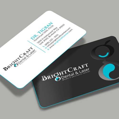 Modern Dental and Medical SPA business card Design réalisé par RENEXIT