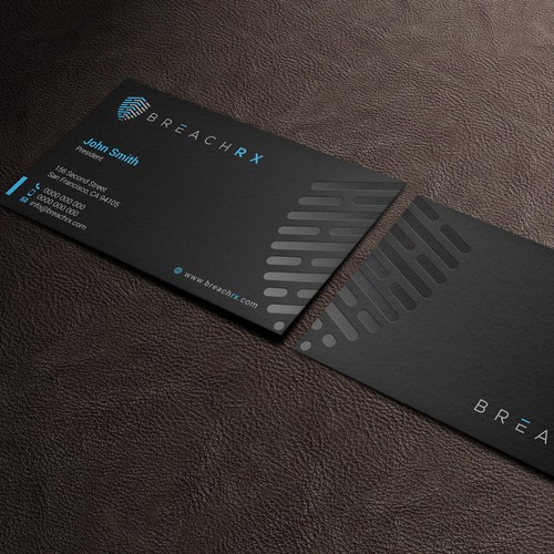 Professional B2B Card for Cyber Security Software Company Design by kaylee CK