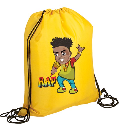 Drawstring Bag Designs for Boys Design by Chris John'son