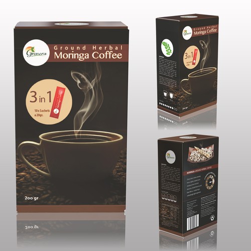 Moringa Herbal Coffee Design by bastian-weiss-design