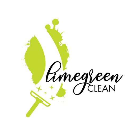 Lime Green Clean Logo and Branding Design by Ann.guille