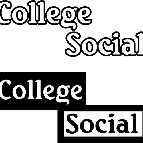 logo for COLLEGE SOCIAL Diseño de Braedyn.walker