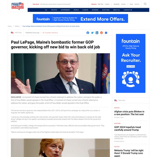 Wordpress Design for Political Blog Design by sl99