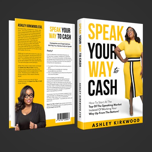 Design Speak Your Way To Cash Book Cover Réalisé par Whizpro