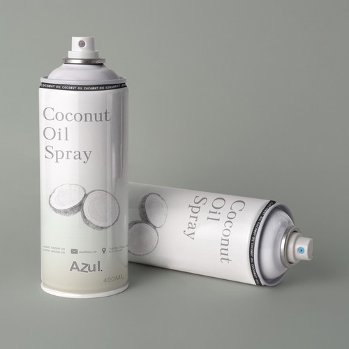 Create Product Extension for Azul Coconut Product - Azul Coconut Oil Spray Design by Kazuki Ueda