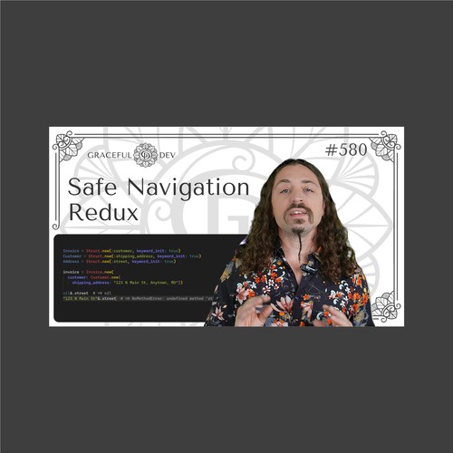 Video (YouTube etc.) Thumbnail Template for Software Development Screencast Episodes Design by ghandy ginanjar