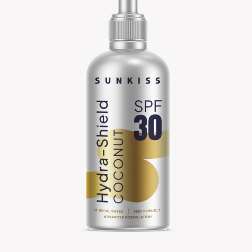 Luxury Sunscreen Label Design by Lady Goga