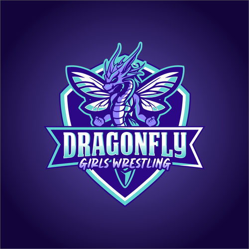 DragonFly Girls Only Wrestling Program! Help us grow girls wrestling!!! Design por Elesense