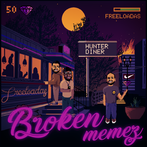 The Decay of America Except it's Hilarious and Aesthetic. (Broken Memes Album Cover)-ontwerp door Lee Chatte