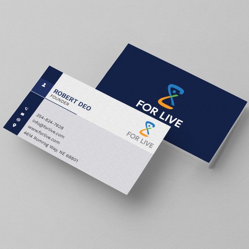 Design a suitable business card for 'For Life' Design by Muzahid4all