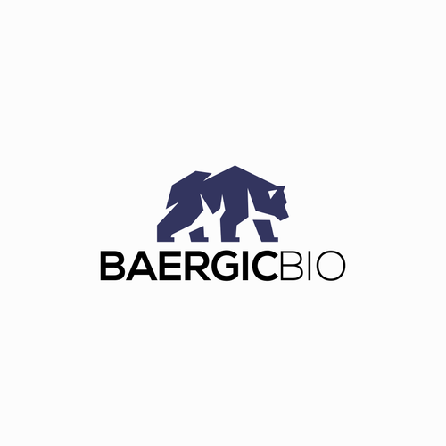 Design a biotech company logo including imagery of a bear. Design by LucianRadu