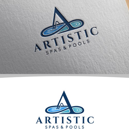 Design a classy logo for a custom pool builder Design by dsgn_81