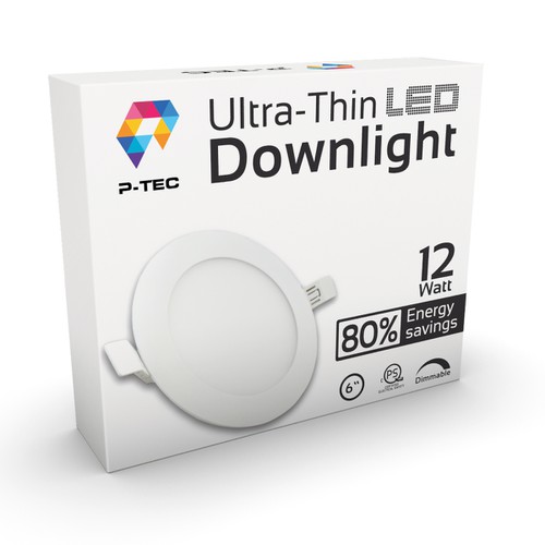 Package design for an Ultra-Thin LED Downlight Design by syakuro