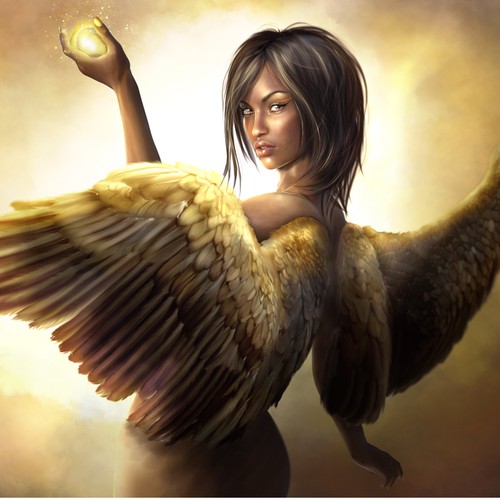 Winged woman of ragisan, Illustration or graphics contest