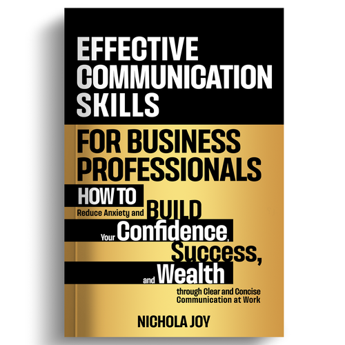 Design a book cover targeting  business professionals that want to enhance communication skills. Design by melsaber