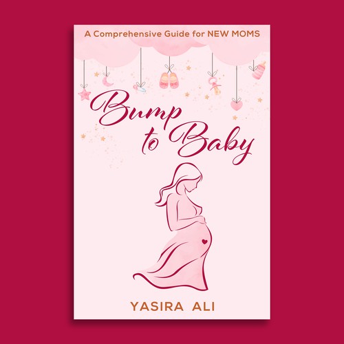 Design a pregnancy book cover for first time moms Réalisé par Graphicism