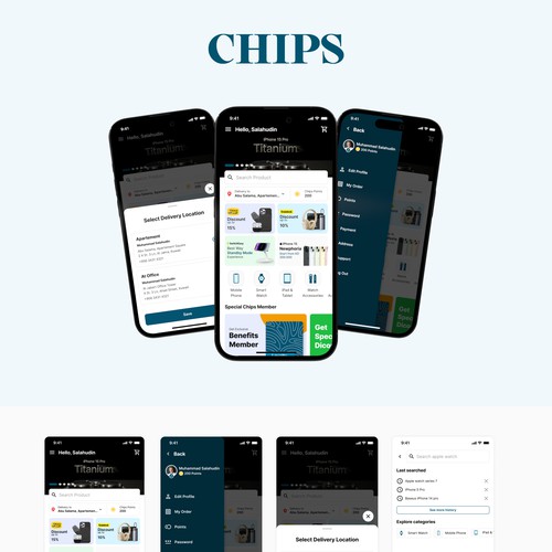E-commerce Mobile UI/UX Design by thedei
