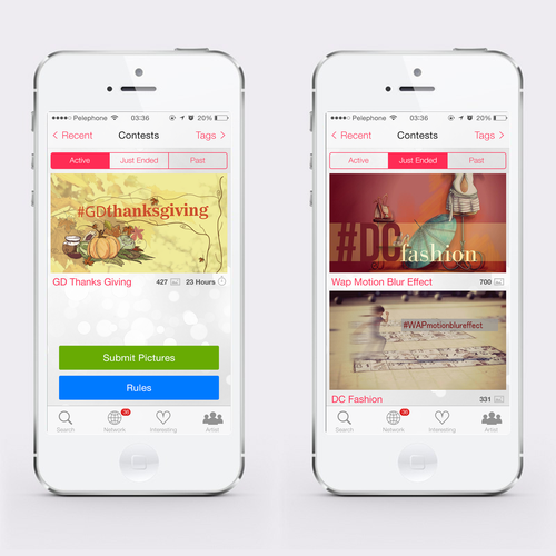 Award winning design for best in class mobile app PicsArt Design by Dedy S