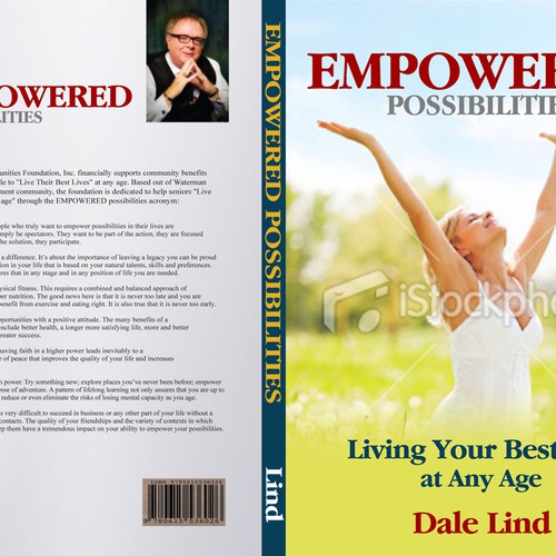 Design di EMPOWERED Possibilities: Living Your Best Life at Any Age (Book Cover Needed) di dooosra