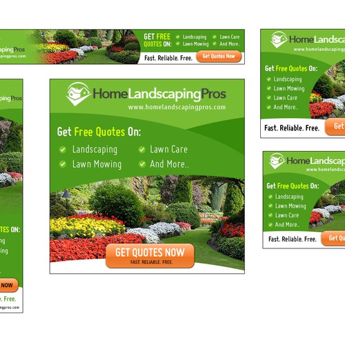 Fun and Exciting Landscaping Banner Ad Design by stefanojack