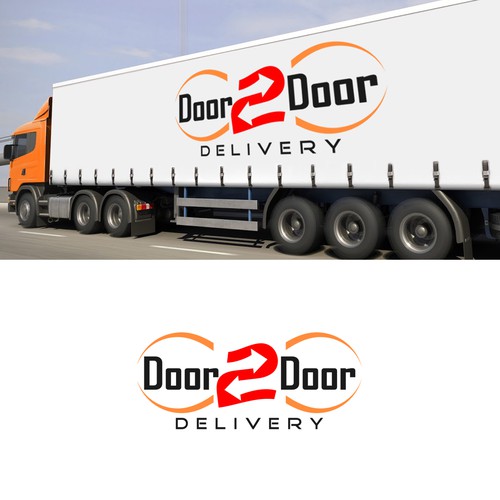 Create a unique logo and website for Door 2 Door Delivery Logo & hosted website contest