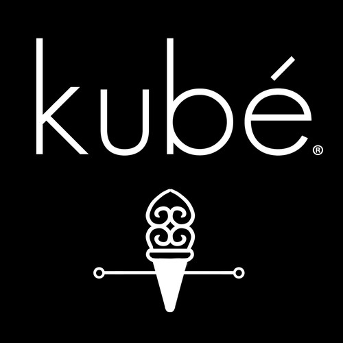 Design a graphic image for the BEST TASTING vegan ice cream manufacturer (kubé) and brand in Oakland Diseño de Margarita_K