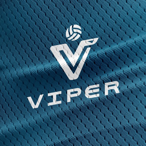 Diseño de Club Volleyball logo - Viper volleyball de Simon_says