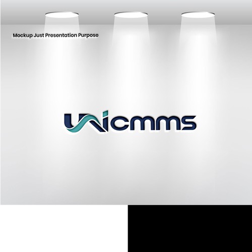 Design by Creative Logo Guru titled "Premium logo for a Canadian CMMS/SaaS platform — polished, original, navy & teal"