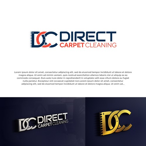 Edgy Carpet Cleaning Logo Design por KabirCreative