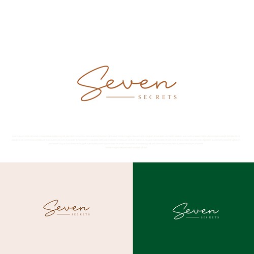 Logo Design for luxurious massage oil brand "Seven Secrets" Design by NajninD