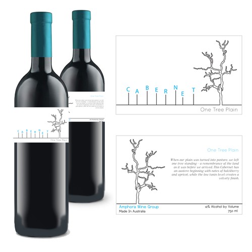 コンペ「One Tree Plain wine label」のデザイン by ben_jefferiesさん 