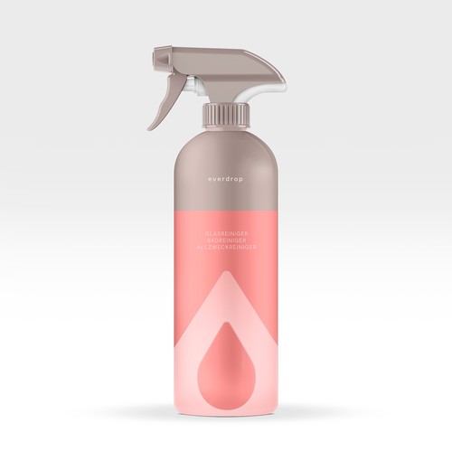 Design Premium Spray Bottle and Packaging for Cleaning Supplies por Jorge Ros