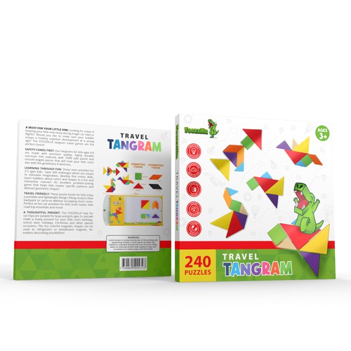 Toy Tangram Puzzle for Kids Design by Packagingholic